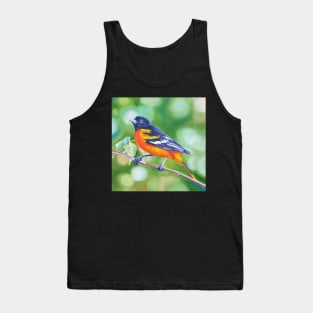 Baltimore Oriole - bird painting Tank Top